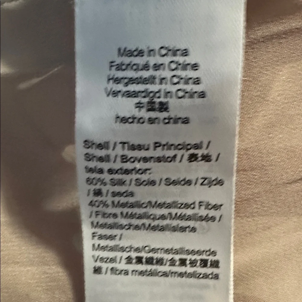 J. Crew Collection Gold and White Floral Maxi Dress 4 - Picture 7 of 8